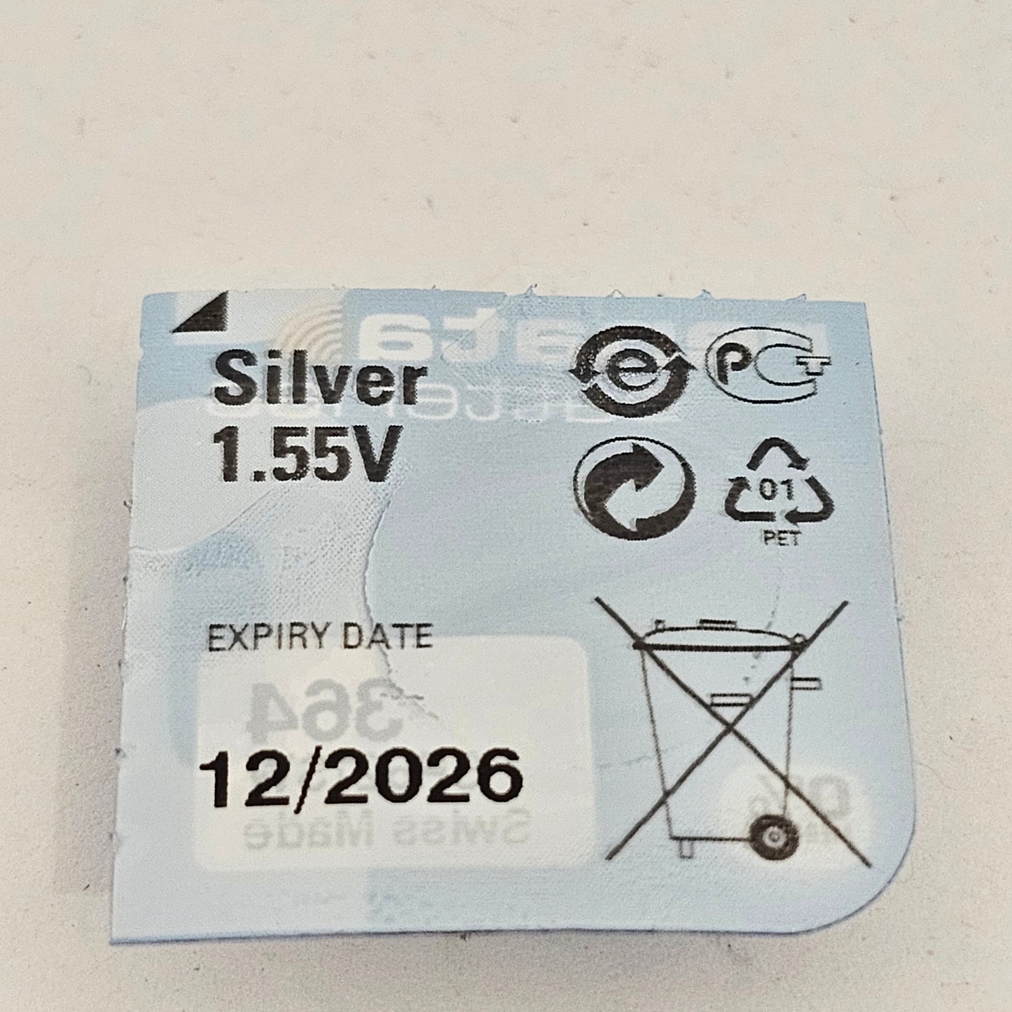 WATCH BATTERY RENATA 364