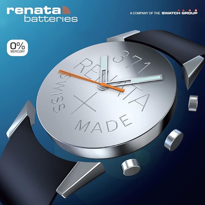 Watch with Renata batteries 371