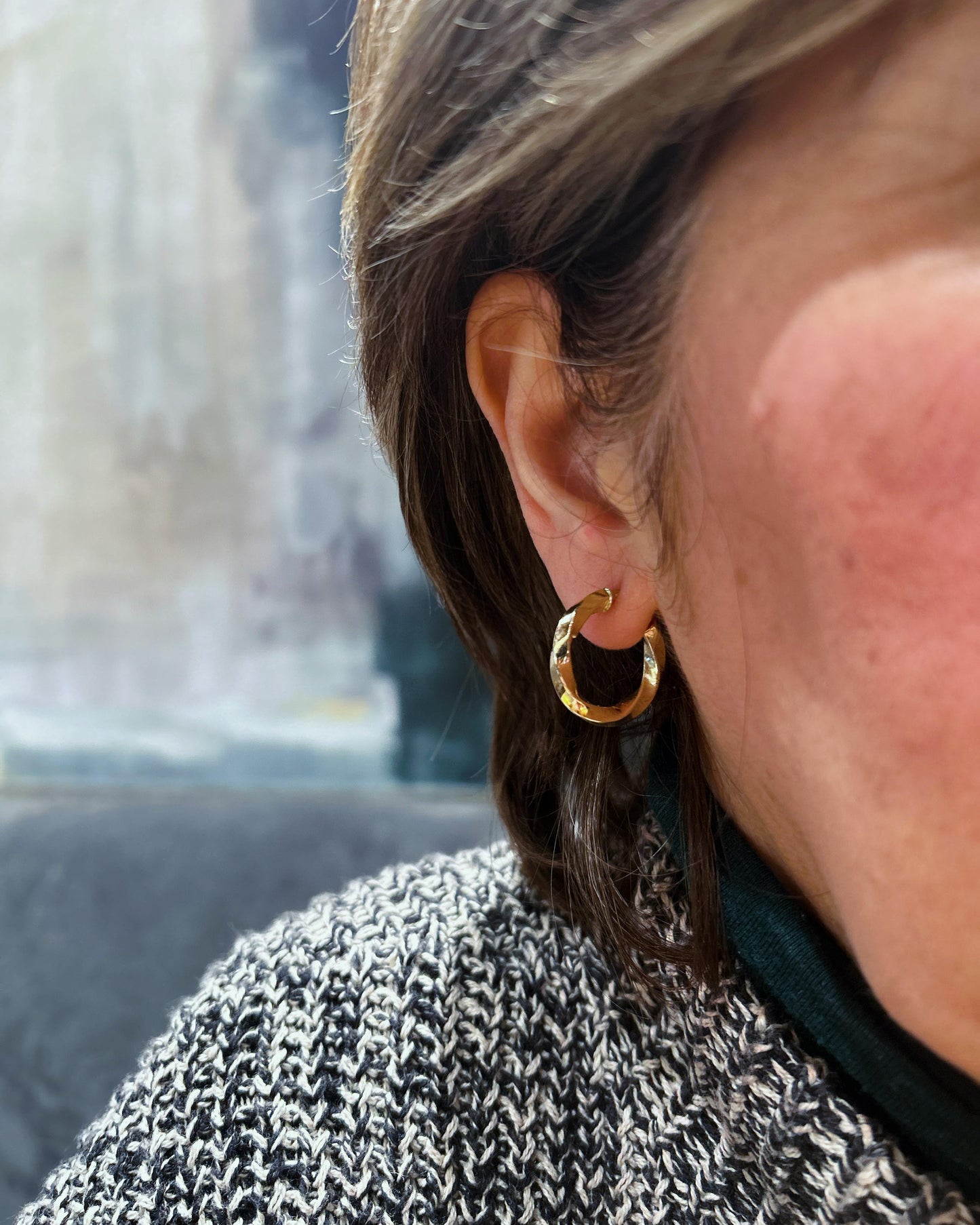 10k Gold hoop earrings