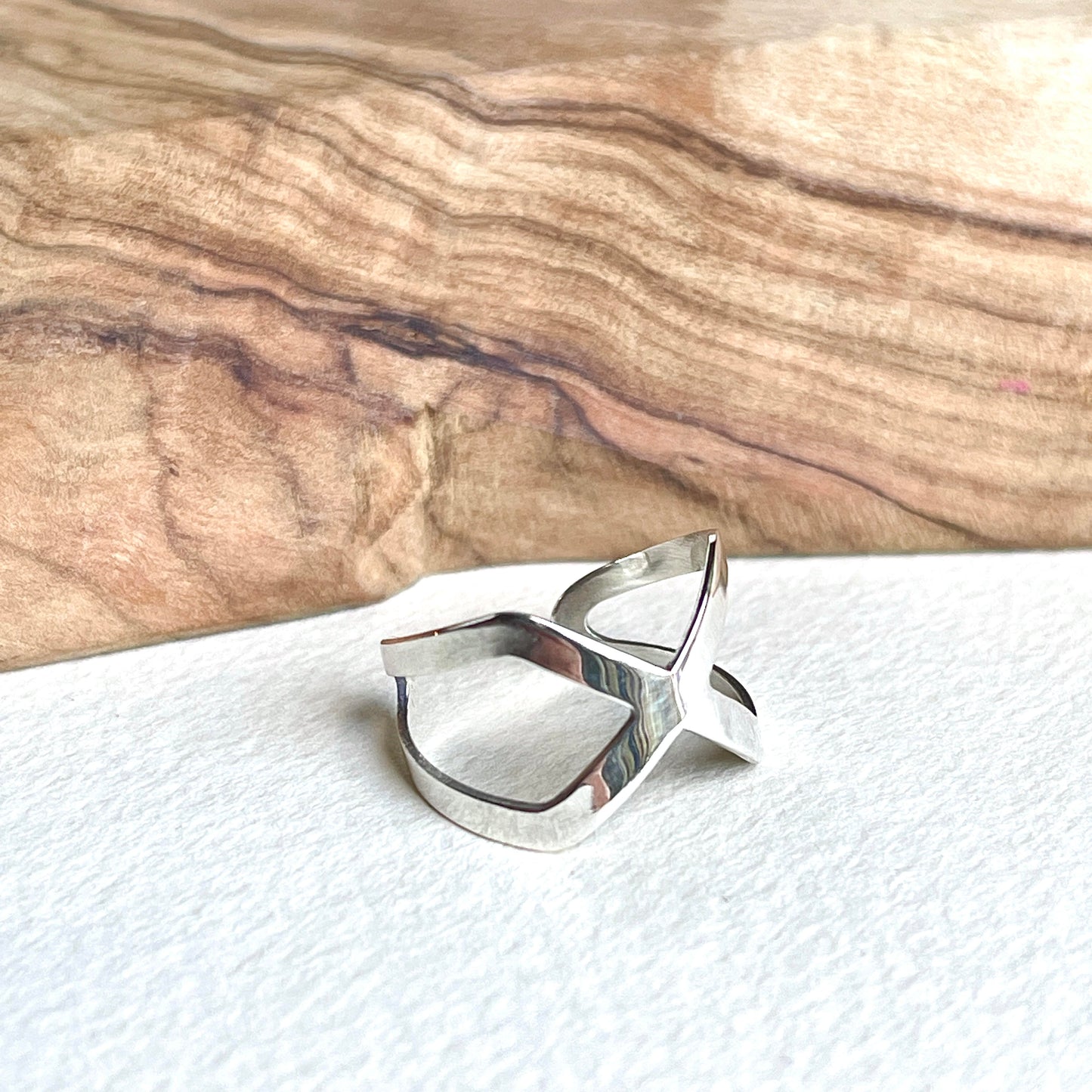 Handmade silver ring for women Image 2