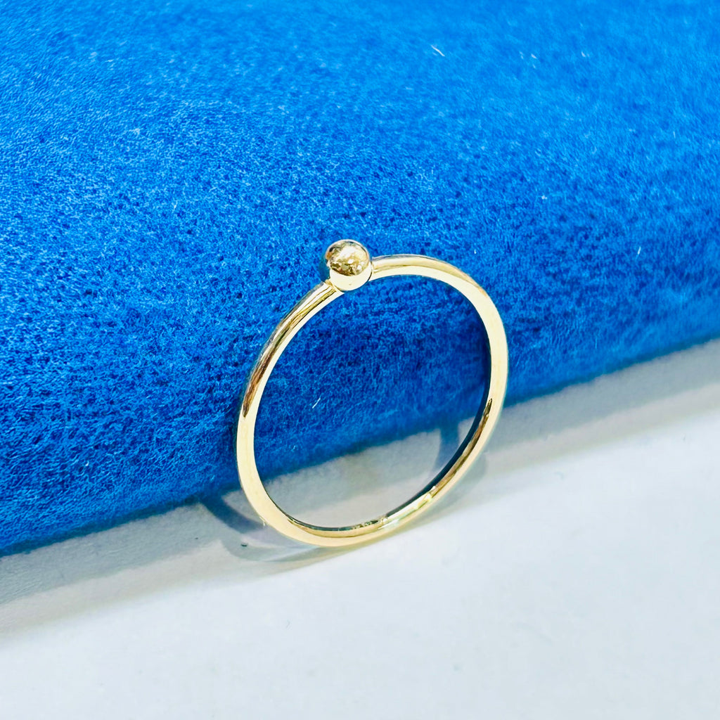 10k gold ball ring