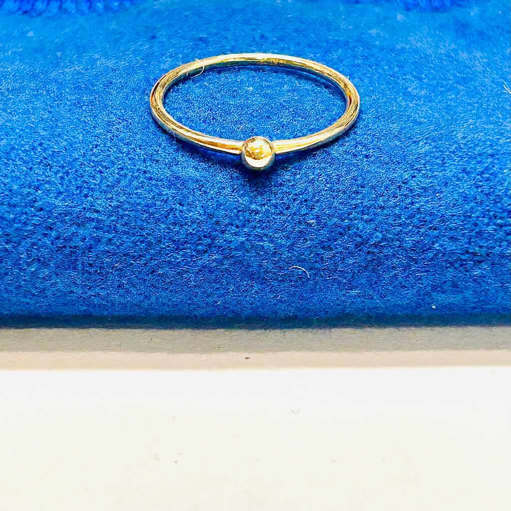 10k gold ball ring