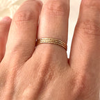 14k gold filled delicate ring