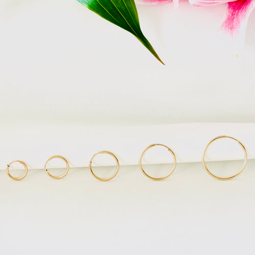 14k gold filled hoop earrings - KIA Jewelry Earrings Toronto