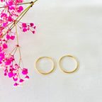 14k gold filled endless hoop earrings 
