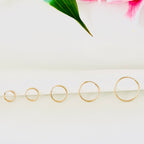 gold filled hoop earrings