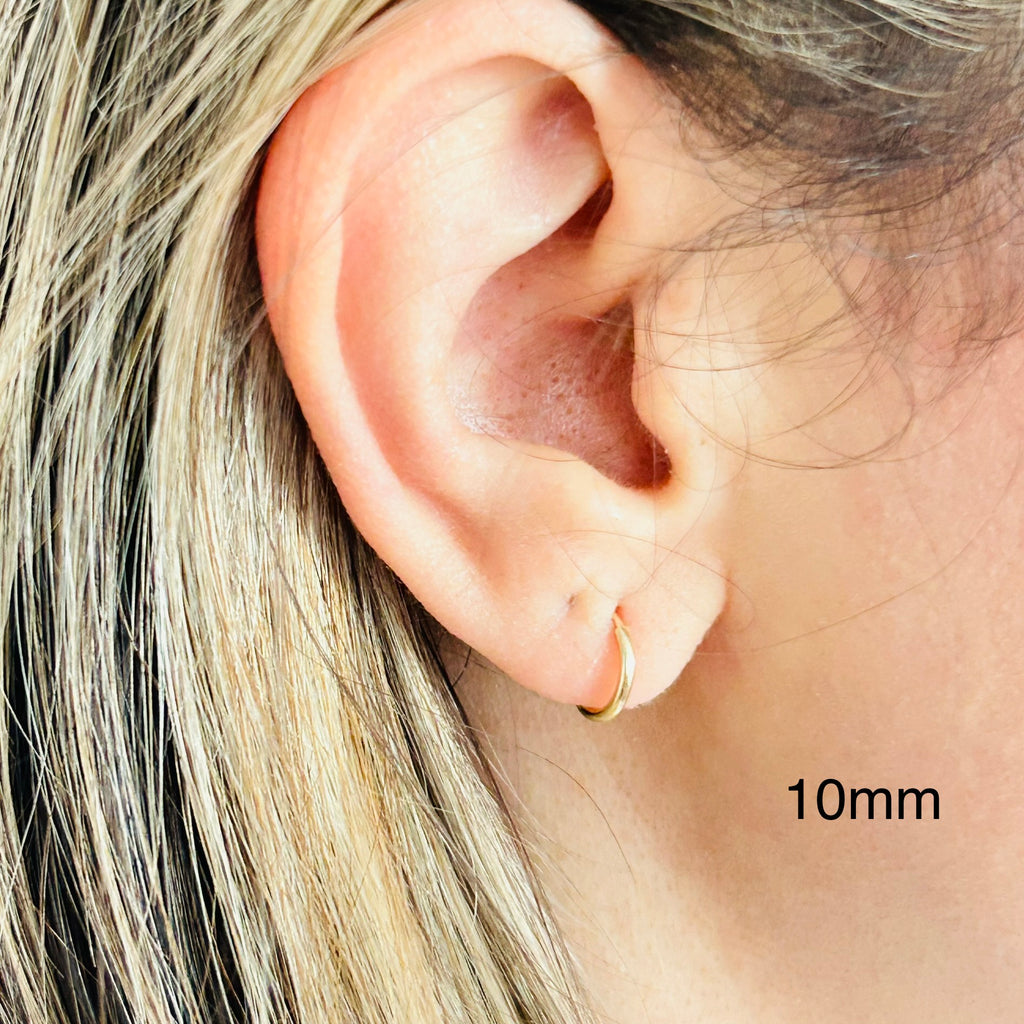 14k gold filled hoop earrings