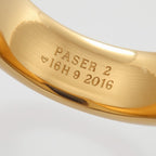 Gold ring with engraved inside rings