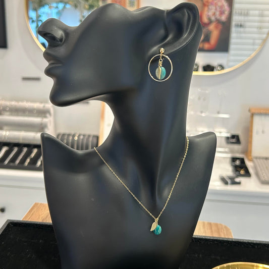 Gold Jade Necklace
