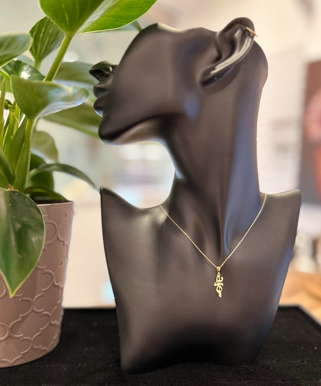 Gold Persian Name Necklace