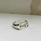 Men's Personalized silver ring - KIA JEWELRY SHOP