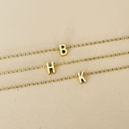 Gold Initial anklets, Personalized anklets Image 2