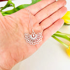 Fan Necklace in Sterling Silver Image 1