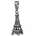 Paris Eiffel Tower Dangle Charm, Eiffel Tower Jewelry 925 Sterling Silver Personalized Monogrammed