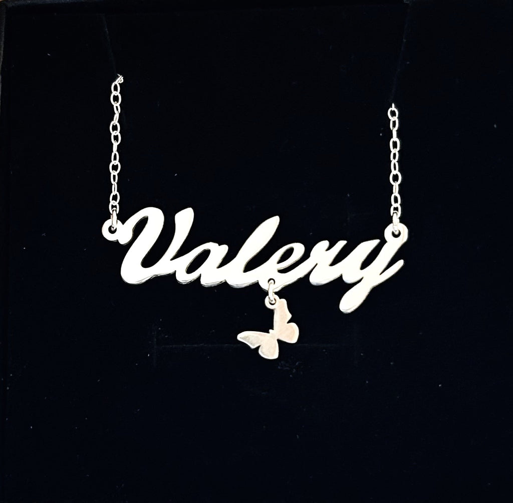 Personalized Name Necklace in Silver And Gold