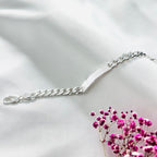 Silver ID bracelet for Men Bracelets - KIA Jewelry Bracelets Toronto