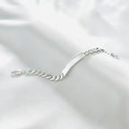 Silver ID bracelet for Men Bracelets - KIA Jewelry Bracelets Toronto