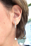 Silver Drop Earrings