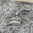 Love Lock Necklace Sterling Silver 925 | Pendant Sterling Silver Love Lock | Padlock necklace silver| Padlock Pendants | Padlock Jewelry image5