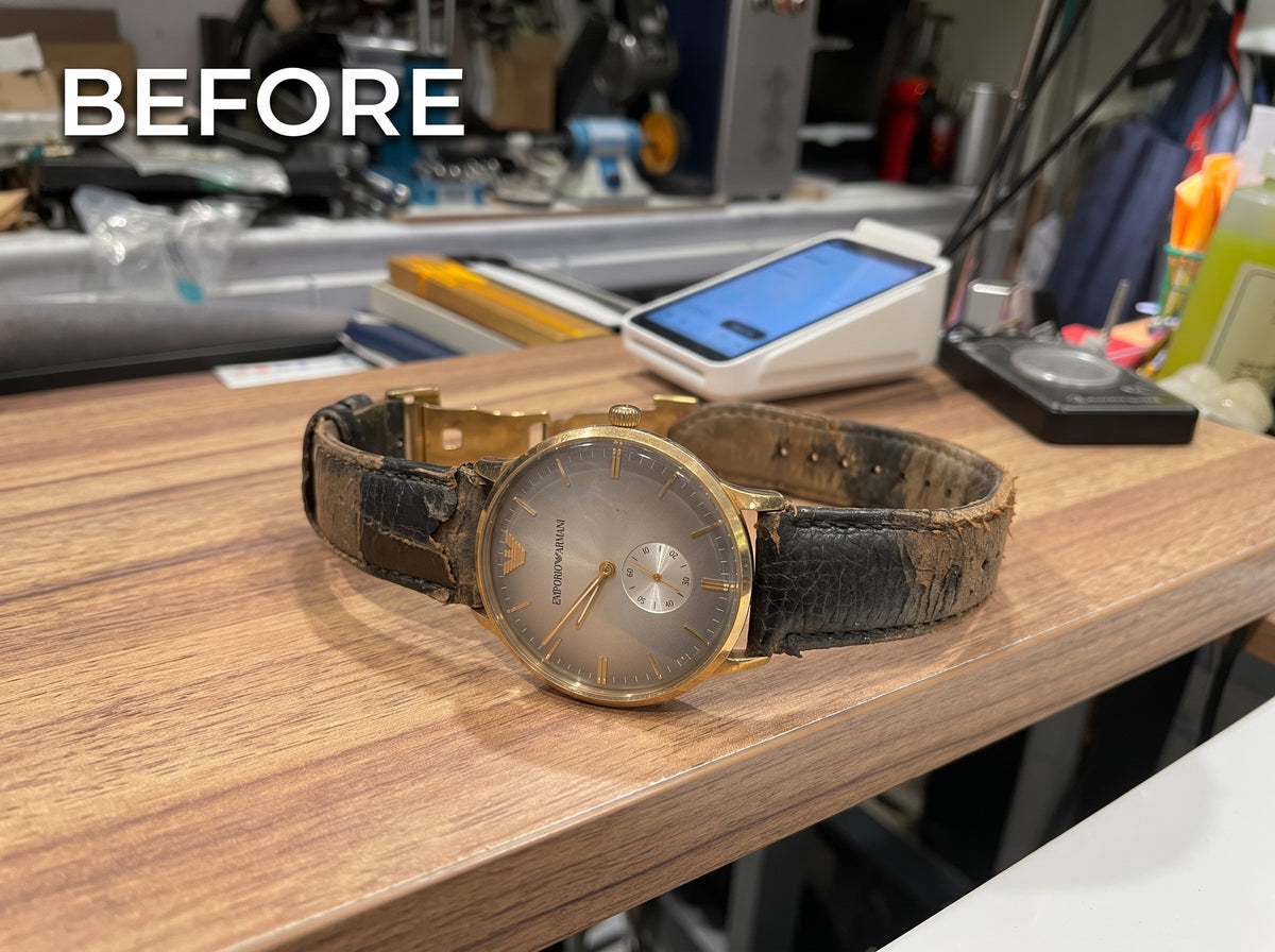 watch need a replacement leather strap bad and older