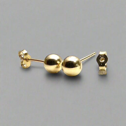 10K Gold Ball Stud earrings