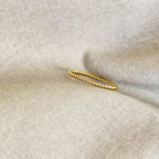 Stackable twist ring in 14k gold filled Image 3