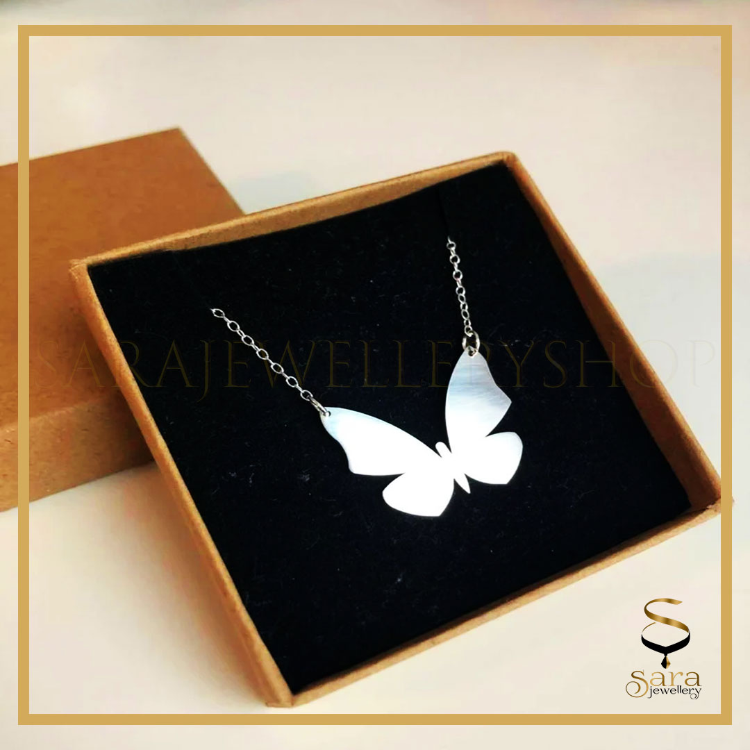 925 Sterling Silver Dainty Butterfly  Necklace| Best choice for Women Teen Girls Jewelry Gifts Birthday - KIA Jewelry Necklaces Toronto