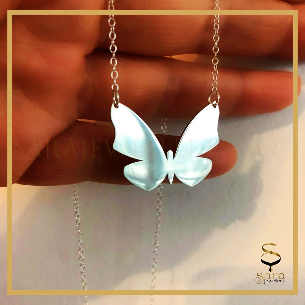 925 Sterling Silver Dainty Butterfly  Necklace| Best choice for Women Teen Girls Jewelry Gifts Birthday