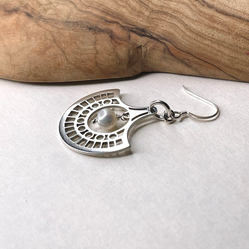 Sterling Silver persian theatre theater earrings