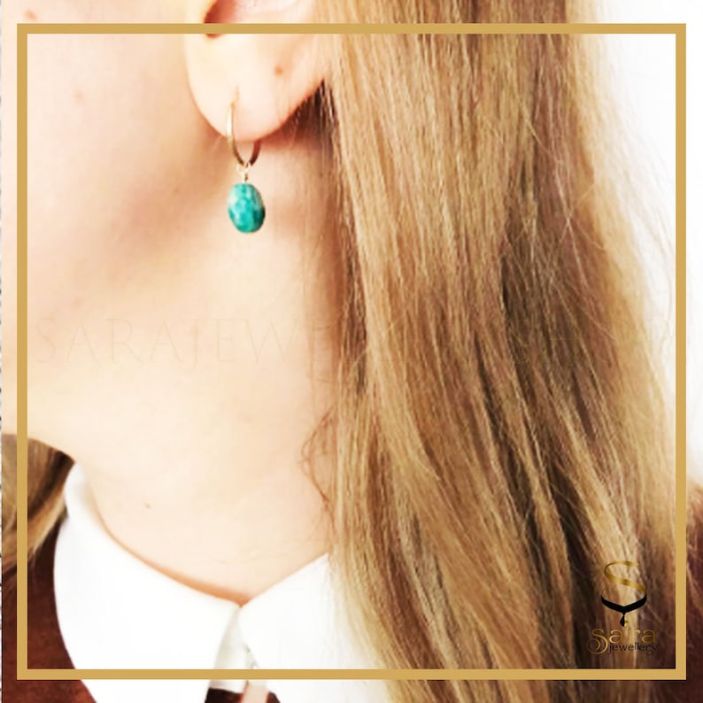 Golden Earrings green jade, Jade Earrings, Jade Drop Earrings