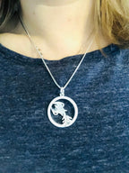 Unique Sterling Silver Zodiac Necklace, Sterling Silver Zodiac Sign Pendant With Sterling Silver Chain, Silver Necklace for Women And Men - KIA Jewelry product_type Toronto