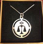 Unique Sterling Silver Zodiac Necklace, Sterling Silver Zodiac Sign Pendant With Sterling Silver Chain, Silver Necklace for Women And Men - KIA Jewelry product_type Toronto