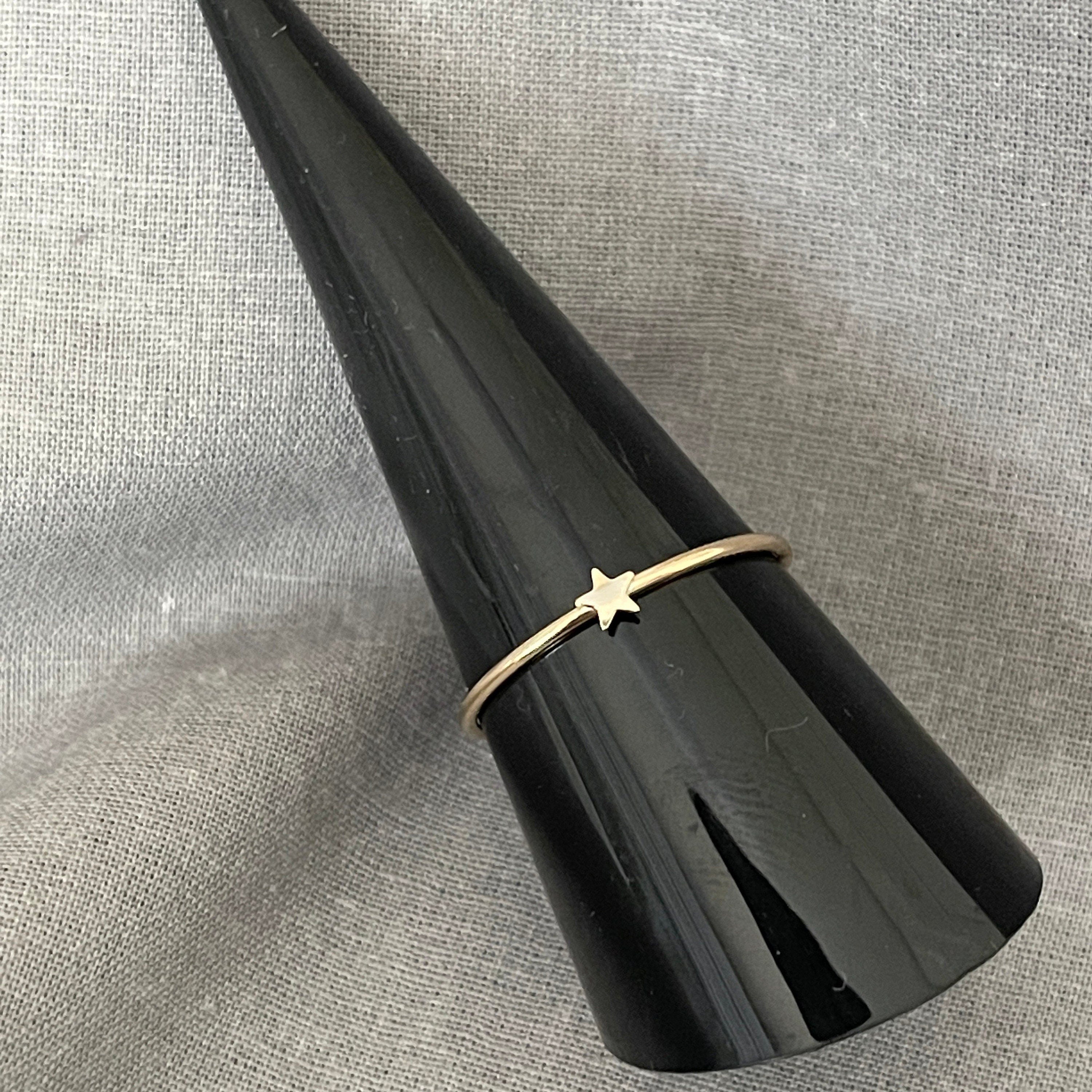 Star stackable ring in 14k gold filled Image 3