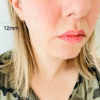 10k Gold Hoop Earrings,10k Solid Real Gold Hypoallergenic