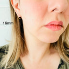 10k Gold Hoop Earrings,10k Solid Real Gold Hypoallergenic