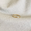 Stackable hammered texture ring in 14k gold filled Image 1