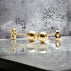 10K Gold Ball Studs